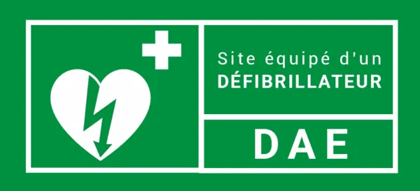 Affiche défibrilateur