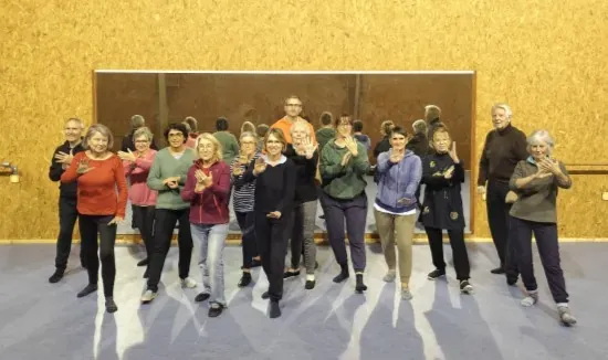 photo de groupe du Taï Chi