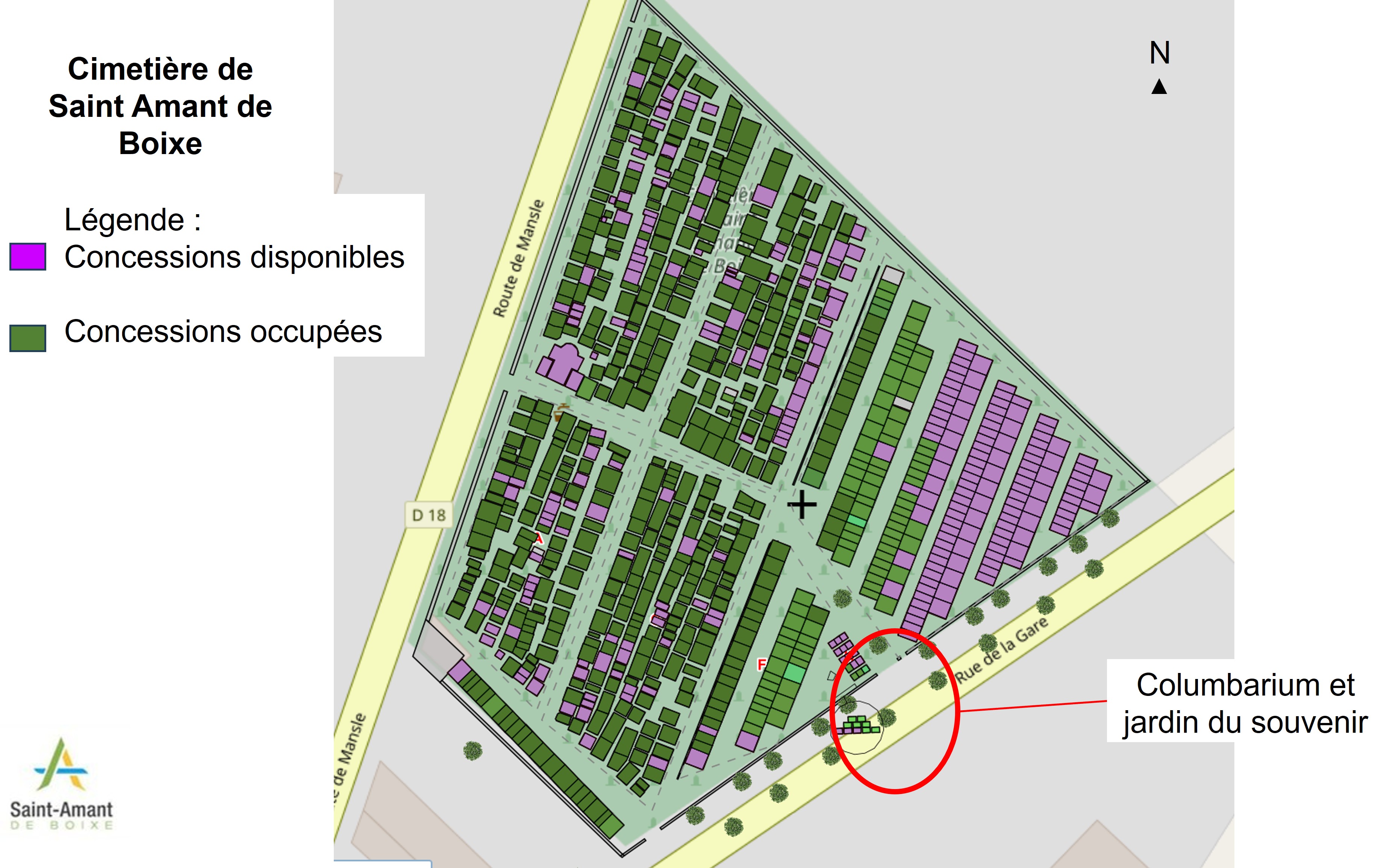 plan du cimetière