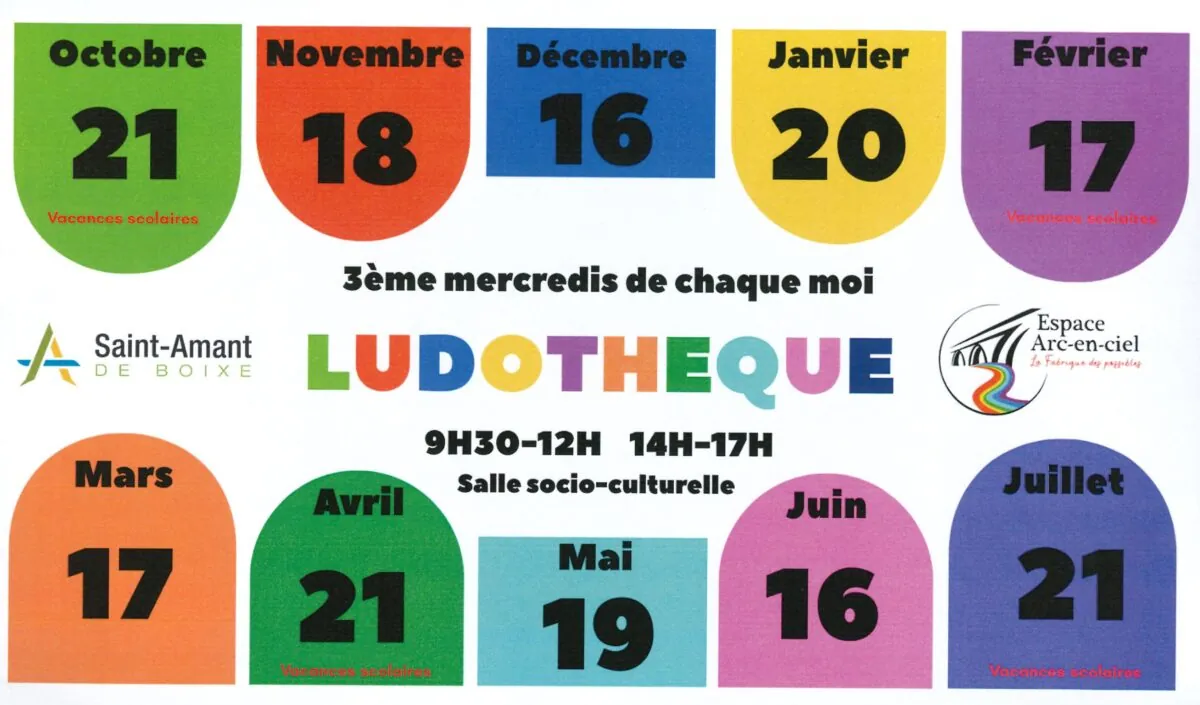 planning de la ludothèque